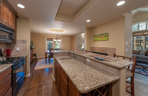 Driggs Villa | Alpine Meadows: Creekside, Aspen Views, Light & Spacious, Fireplace & 2-car garage