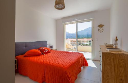 Marine de Saint Ambroggio Apartment | Amandula - Appt climatisé vue mer