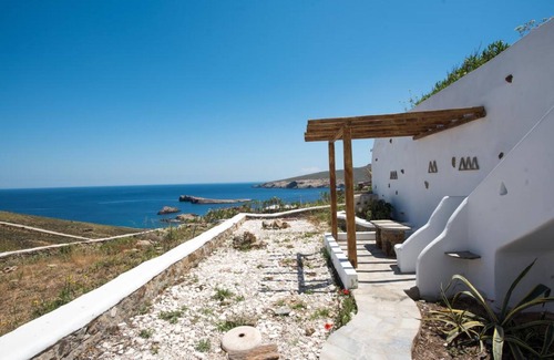 Mykonos Apartment | Amazing view at Agios Sostis beach