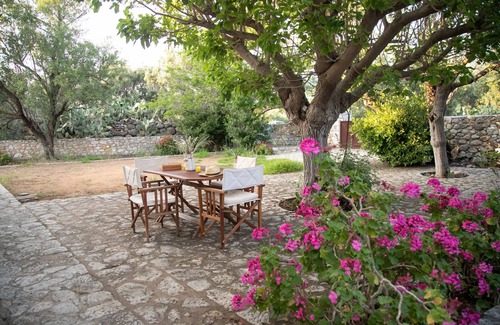 Charouda House | Anna's Garden,Stone house for 10,Charouda,Mani