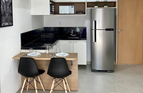 Centro Apartment | AP 822 com Piscina, Academia e Coworking