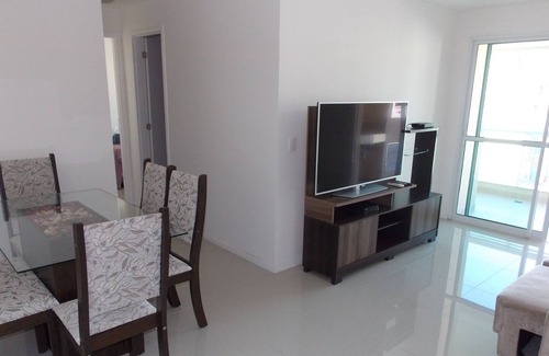 Niteroi Apartment | Ap1401: New, 2Q (1 suite), Wifi, garage, pool, balcony c barbecue and sea view