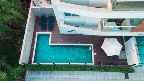 Governador Celso Ramos Apartment | Apartamento Exclusivo a 600m da Praia de Palmas Piscina Banheira de Imersão aquecida rede
