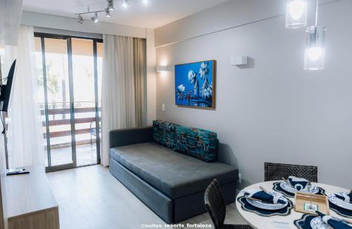 Porto das Dunas Hotel | Apartamento no Suítes Resort - Pé na areia - Ao lado do parque aquático - Administrado por Anfitrião