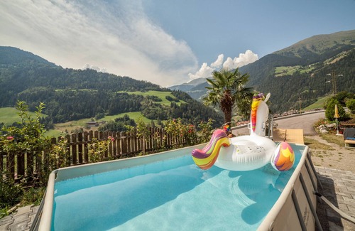 San Leonardo in Passiria Apartment | Apartment "Haus Reimon" with Shared Pool, Terrace & Wi-Fi