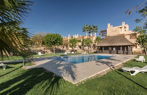 Fuente Alamo de Murcia Apartment | Apartment 'El Oasis Monaco 3 Bajo A' with Shared Pool, Wi-Fi and Air Conditioning
