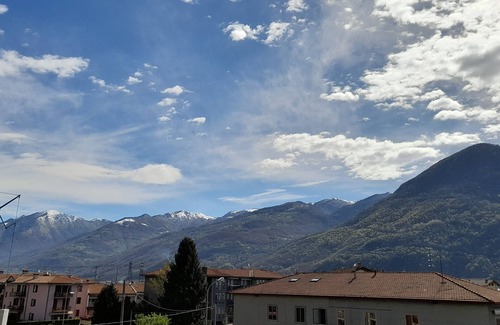 Costa Volpino Apartment | Apartment 'Aurora' with Mountain View, Private Terrace and Wi-Fi