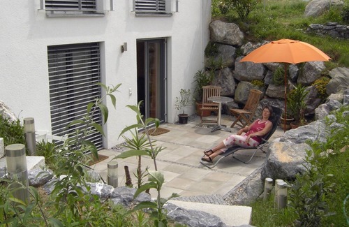 Wasserburg Apartment | Apartment 'Bania' with Private Terrace, Wi-Fi and Air Conditioning