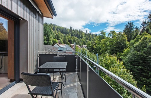 St. Blasien Apartment | Apartment 'Buche' with Balcony and Wi-Fi