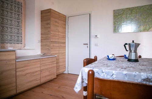 Sanzeno Apartment | Apartment 'Casa Maia - Ape' with Mountain View, Shared Terrace and Wi-Fi