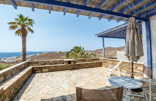 Agios Ioannis Apartment | Apartment 'Ethelio Mykonos' with Sea View, Wi-Fi and Air Conditioning