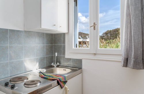 Paros Apartment | Apartment In A Hotel 'Livadia Studio A Paros' with Sea View, Wi-Fi and Air Conditioning