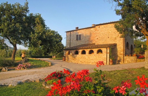 Gambassi Terme Villa | Apartment in villa with A/C, pool, WIFI, TV, terrace, panoramic view, close to San Gimignano