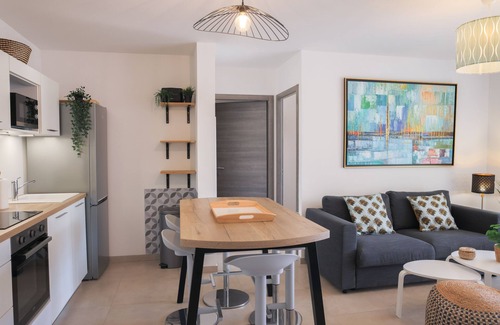 Marine de Saint Ambroggio Apartment | Apartment La Balagne, Seaside, Large Terrace with sea and mountain view