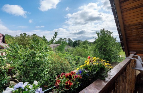 Schmogrow Apartment | Apartment 'Mohnblüte' with Shared Garden, Balcony and Wi-Fi