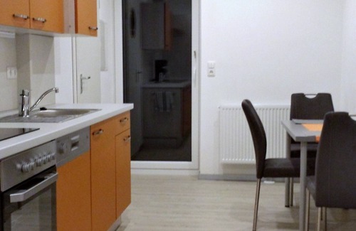 St Lorenz Apartment | Apartment Niemann 3 - large kitchen with terrace