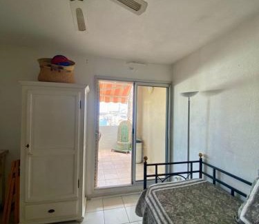 Gruissan Apartment | Apartment of 26 m2 with view on the boats
