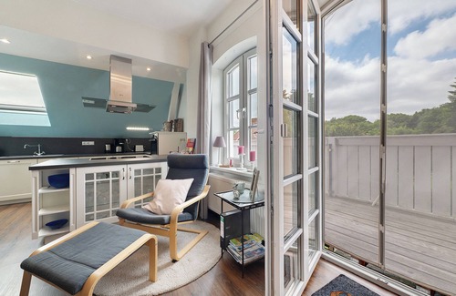 Altenbruch Apartment | Apartment 'Schlafmütze' with Shared Terrace, Shared Garden and Wi-Fi