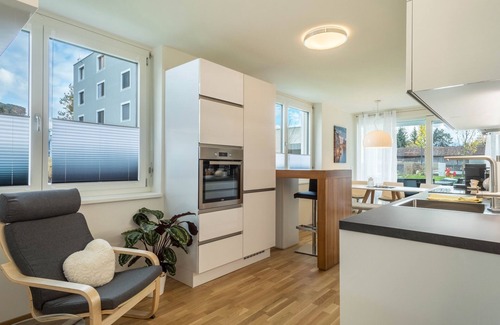 Bregenz Apartment | Apartment "Sunny" with Mountain View, Wi-Fi & Private Terrace