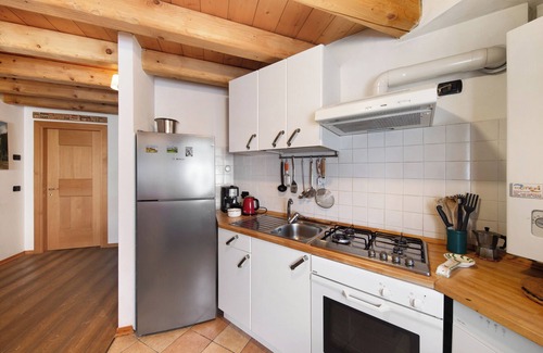 San Vito di Cadore Apartment | Apartment 'Villa Cleila Verde B' with Mountain View, Shared Garden and Balcony