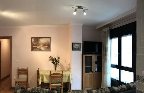 Fazouro Apartment | Apartment with garage on the beach and with views from the balcony