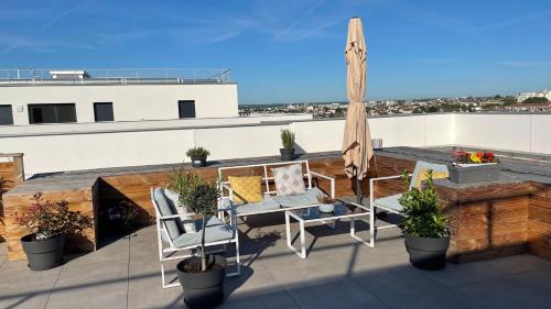 Bezons Apartment | Apparentement proche Paris avec terrasse vue dégagée