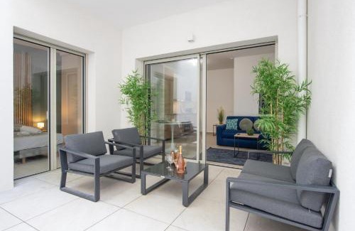 Eze Apartment | Appartement neuf - Patio intérieur - Parking - EF