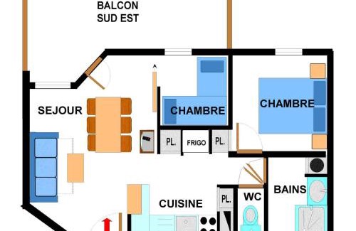 Val Cenis Apartment | Appartement pour 6 au pied des pistes avec parking, balcon et WIFI – Val Cenis - FR-1-508-129