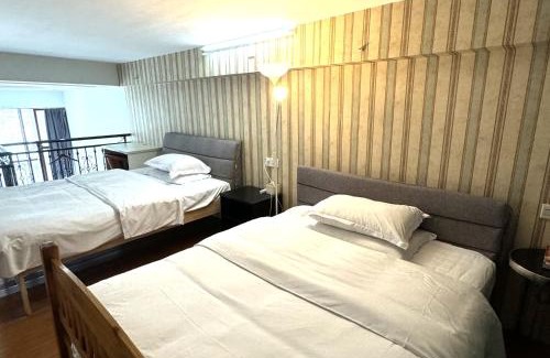 Panyu Apartment | April Fair Duplex Apartment Guagnzhou South Railway Station Min Jie Branch