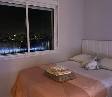 Bras Apartment | Apto aconchegante no último andar, condo com infra