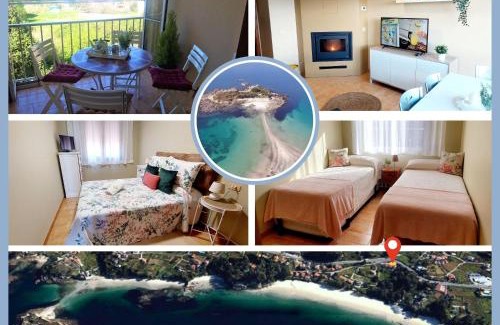 Bueu Apartment | Apto Dona Olga 200 mts playa Lapamán, terraza vistas al mar