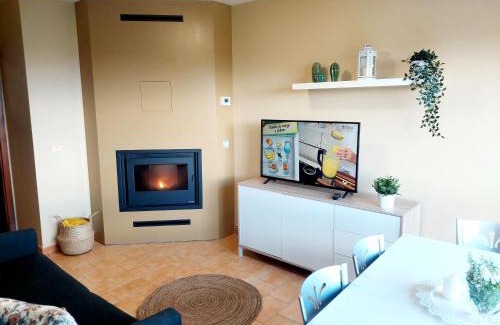 Bueu Apartment | Apto Dona Olga 200 mts playa Lapamán, terraza vistas al mar