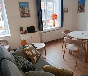 Malo-les-Bains Apartment | AQUAE MARE Top Secteur plage Malo Dunkerque, capacité 2 ou famille à 4 personnes