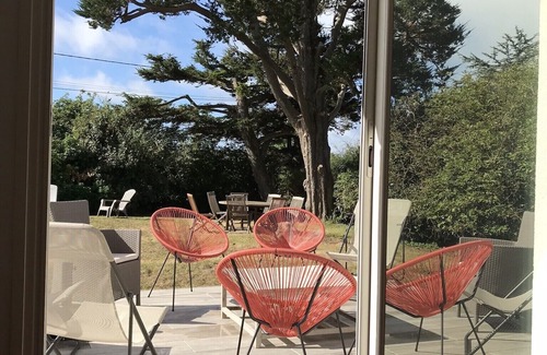 Plouharnel House | Architect house with large garden, beach by bike or on foot by the paths.