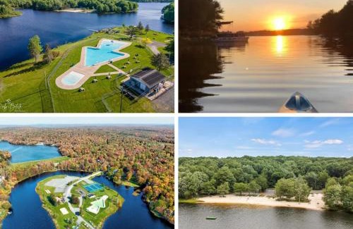 Pocono Lake House | Arrowhead Lodge Walk To Lake & Private Dock