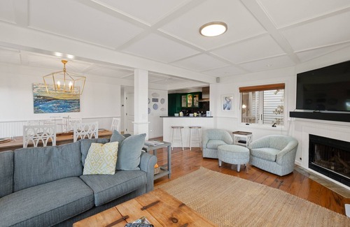 Bald Head Island Condo | As you enter, the Bald Head Creek and marsh vistas-through the walls of windows-catch your eye.