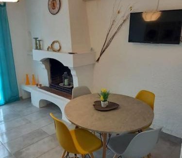 Kokkini Chani Apartment | Asteri Sea View Apartment, Seafront