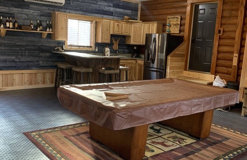Frederic Cabin | Authentic log cabin on expansive private land—ideal for solitude or adventure