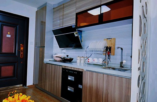 Futian Apartment | Avatar American Style Large Queen Bed Apartment