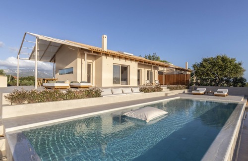 Lassi Villa | Avertosia Villa I with Private Pool & Panoramic Sea View