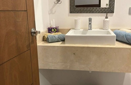El Sauzal Apartment | Aztec pent house , Charming 2-bedroom ocean view with pool, AC, WiFi .