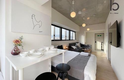Hiroshima City Centre Apartment | b hotel Nekoyard - Studio with Security, Near Peace Park & Downtown