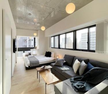 Hiroshima City Centre Apartment | b hotel Nekoyard - Studio with Security, Near Peace Park & Downtown