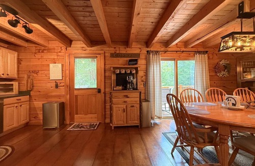 Conway Apartment | Babbling Brook | Modern Cabin with Pond Access