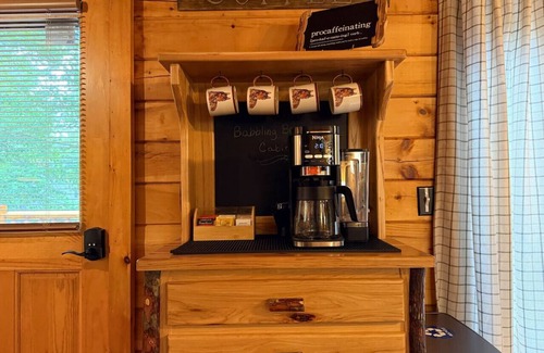 Conway Apartment | Babbling Brook | Modern Cabin with Pond Access