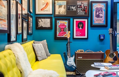 West Fens Hotel | Backstage King w/Garden Terrace, Outdoor Pool, Onsite Dining & Bar!