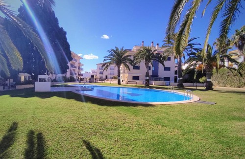 Alcossebre Apartment | Bajo con terraza, parking y piscina en el centro PORTA MEDITERRANEA ALBERT VILLAS