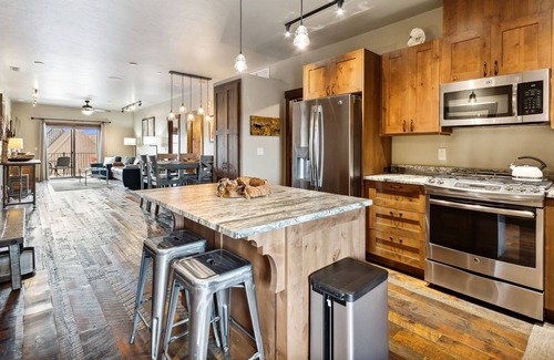 Whitefish Condo | Baker Loft 302 - Amazing Pet Friendly Penthouse with Stunning Views!