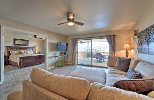 Lake Havasu City Apartment | Balcony and Grill Beachfront Lake Havasu City Condo