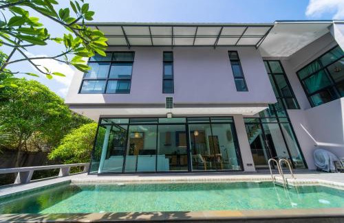 Choeng Thale Villa | BangT-ao 3-bedroom modern minimalist luxury style private pool holiday villa gym quiet community